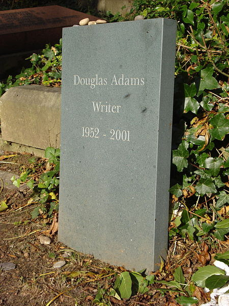 File:Douglas Adams' gravestone.jpg