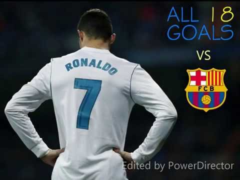 Cristiano Ronaldo All 18 Goals vs Barcelona