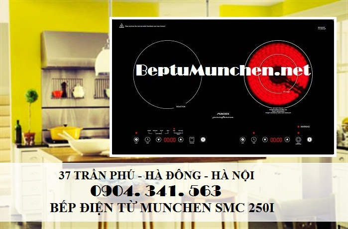 Những ưu điểm của bếp điện từ munchen smc 250i nhập khẩu