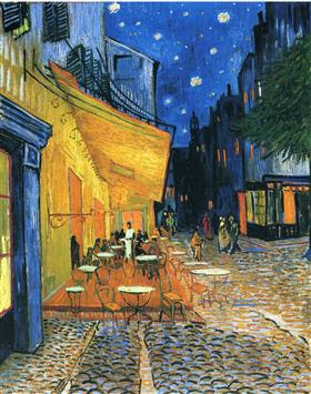 Terraza del café, Place du Forum, Arles, Vincent van Gogh