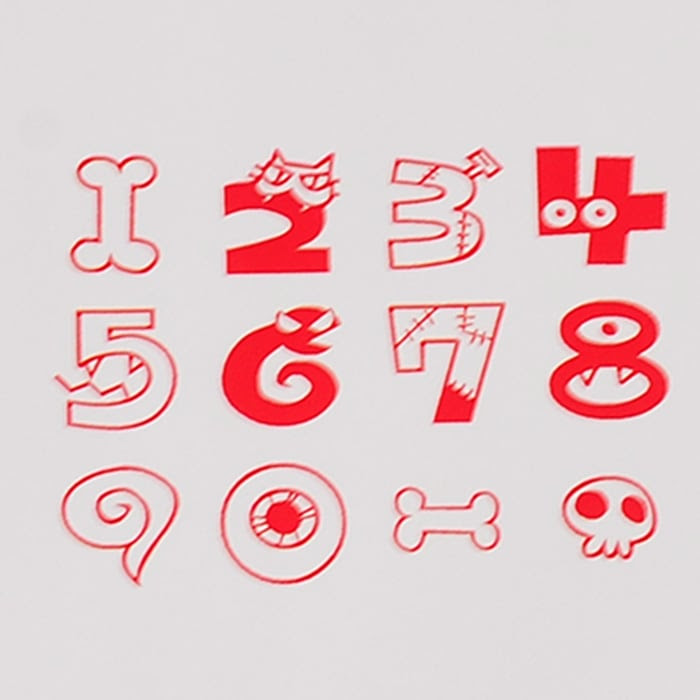 最も気に入った 数字 イラスト おしゃれ かわいい かっこいい無料イラスト素材集