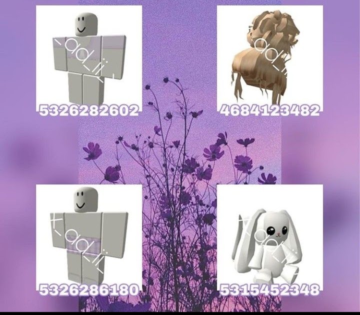 Purple Aesthetic Decal Id Roblox