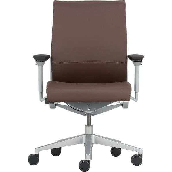 Steelcase® Think™ Leather Office Chair in Office Chairs | Crate