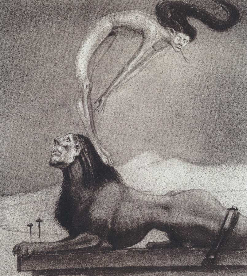 Alfred Kubin - Male Sphinx, 1901-03