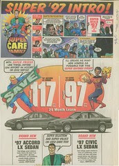 comics ad - Paramus Honda - Bergen Record 96-11-29