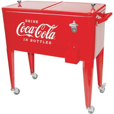 Camp Kitchen Camping: Coca-Cola Rolling Cooler