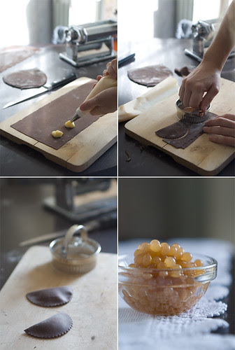 Ravioli al cacao