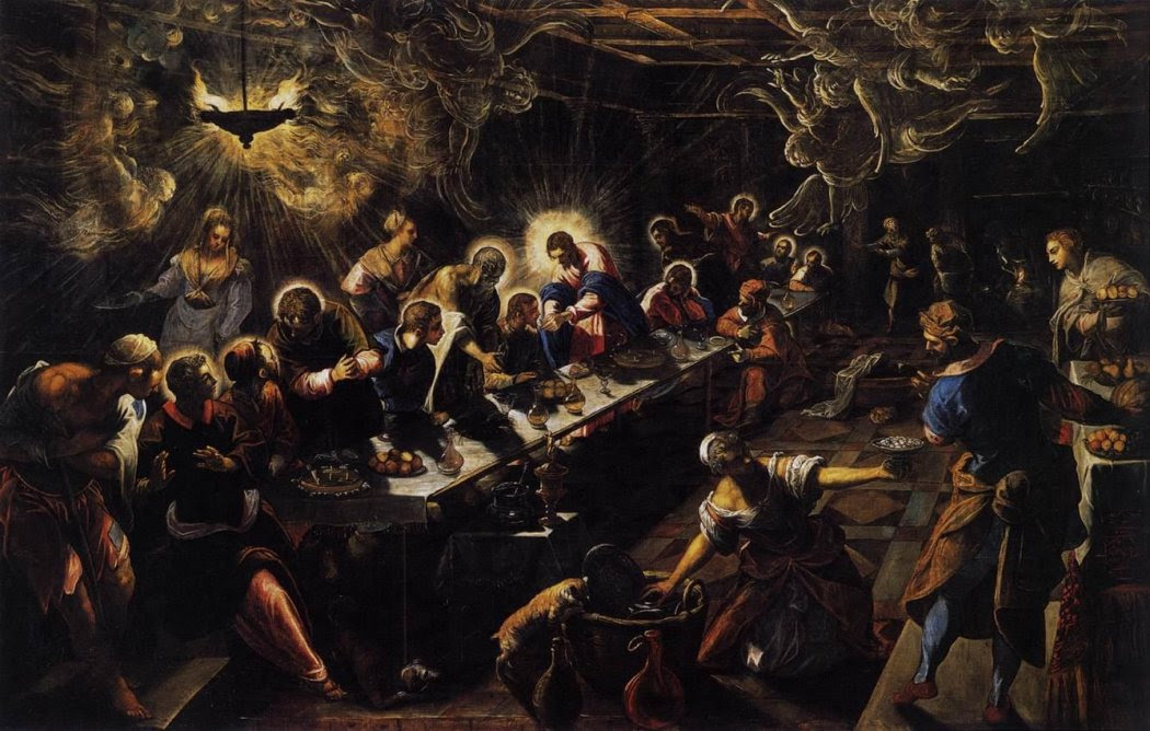 Il Tintoretto: La última cena