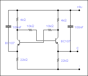 transistorlo-to-bistable multivibrator Bistiv Multivibrator với Transistor