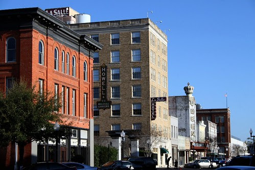 view of historic downtown bryan