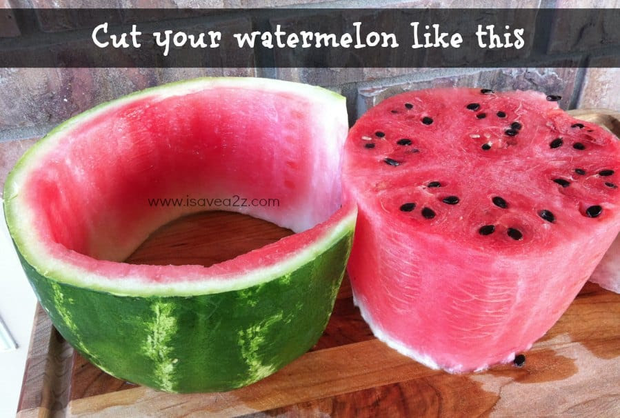 How to cut a watermelon