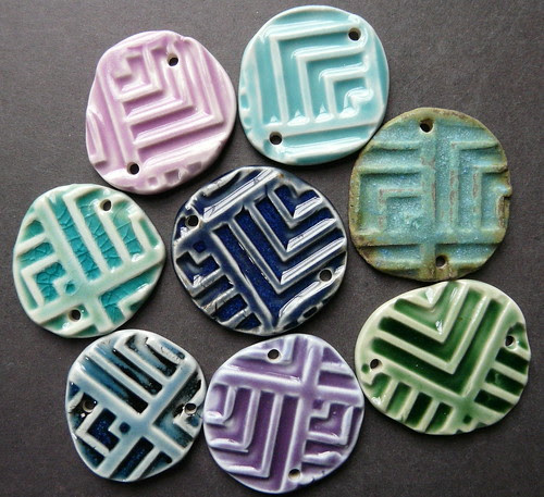 Porcelain jewelry components