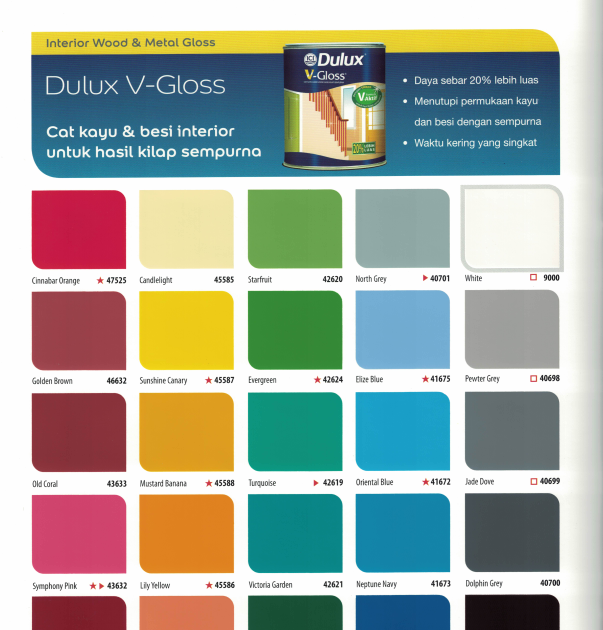 36 Katalog Warna Cat Dulux Ambiance