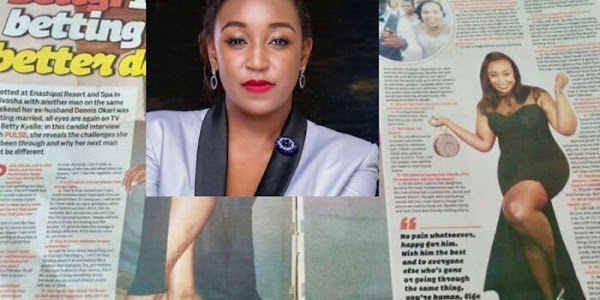 Image result for betty Kyalo Furious Over Pulseâs Fabricated Interview, Says It Was Done Seven Months Ago