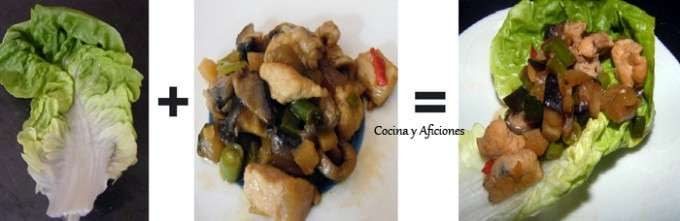 montar el plato