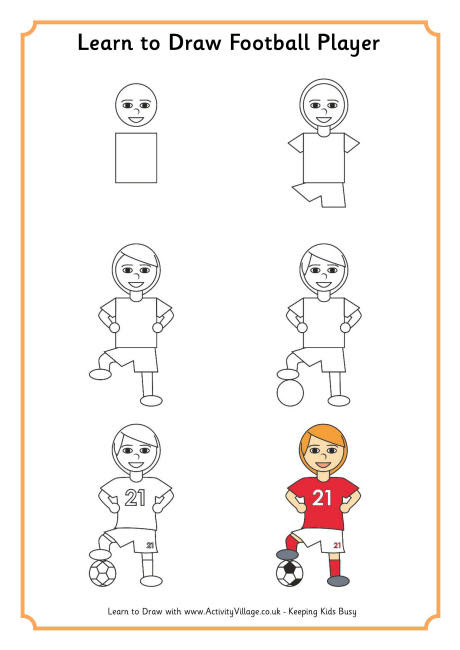 Featured image of post Children Playing Football Drawing Easy