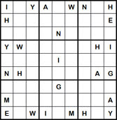 Mystery Godoku Puzzle for January 31, 2011