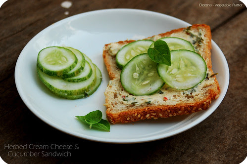 Cream Cheese & Cucumber Sandwich