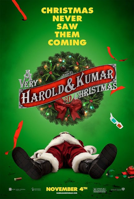 A VERY HAROLD & KUMAR 3D CHRISTMAS Movie Poster