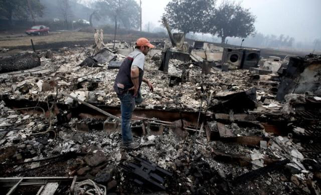 In red California, a destructive fire ignites political rage at liberal government