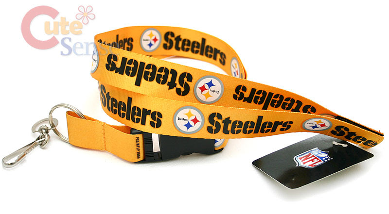 NFL Pittsburgh Steele Lanyard Key Chain ID Ticket Holder Yellow Logo eBay NFL Pittsburgh Steele Lanyard Key Chain ID Ticket Holder Yellow Logo eBay