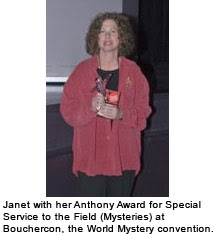 Janet Rudolph Anthony Award Winner