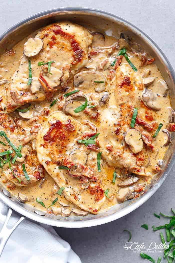 Creamy Sun Dried Tomato Parmesan Chicken No Cream Cafe Delites Creamy Sun Dried Tomato Parmesan Chicken No Cream Cafe Delites