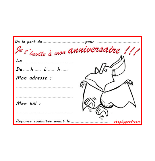 Carte Invitation Anniversaire Danse Wizzyloremaria Official