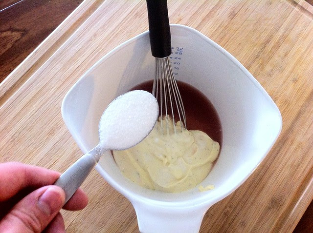 Adding Granulated Sugar to Dressing