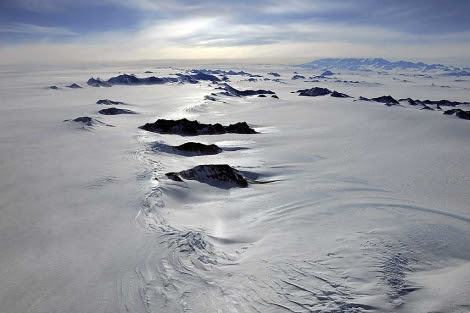 Una imagen de las montañas Ellsworth, en la Antártida Occidental. | Efe