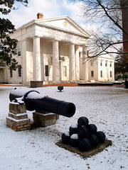 Old State House in the snow
