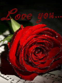 Красная роза  (Love you...)
