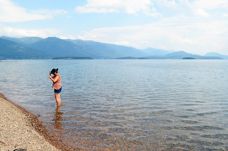 The cool waters of Lake Pend Oreille
