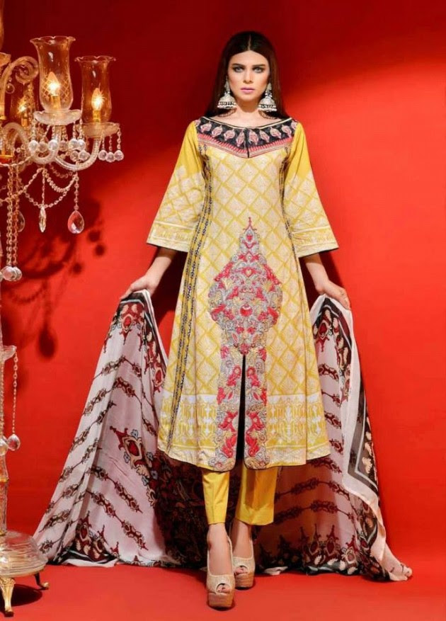 Girls-Women-Latest-Fashionable-Suits-2014-by-Hadiqa-Kiani-Dresses-2 Girls-Women-Latest-Fashionable-Suits-2013-by-Hadiqa-Kiani-Dresses-2