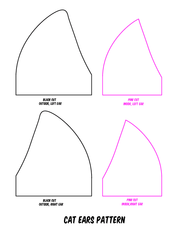 Printable Pig Ears And Nose Template Miinullekko