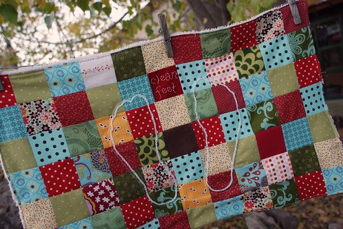 patchwork bath mat