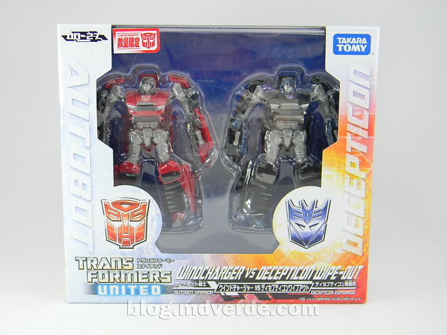 Transformers Windcharger vs Wipe-out Scout- United - caja