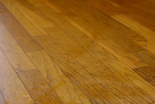 Mopped floor