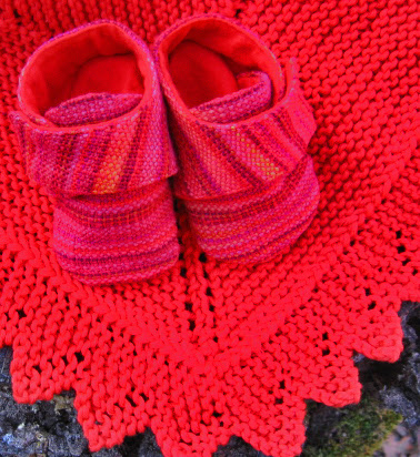 red shoes