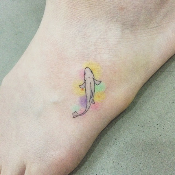 Tiny Foot Tattoo Tiny Foot Tattoo