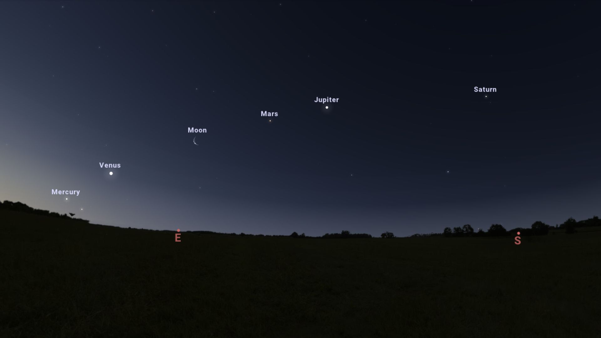 Rare 5-planet alignment peaks Friday when joined by moon