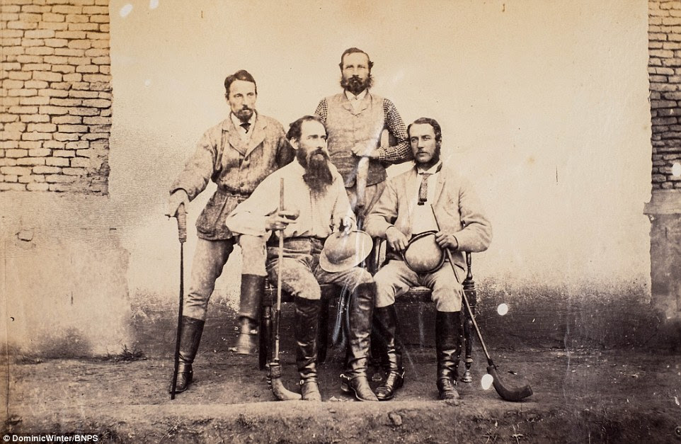 Together with Charles Shepherd, photographer Mr Bourne (front left) set up photo studio Bourne & Shepherd first in Simla in 1863 and later in Calcutta. The album showcases scenes across India from Simla to Kangra and Dhurmsala to Srinuggur