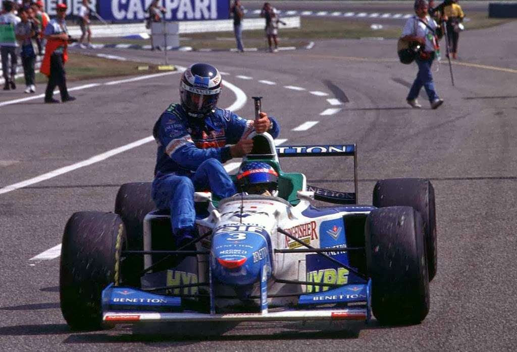 GP da Alemanha de 1996: o francês Jean Alesi e o austríaco Gerhard Berger