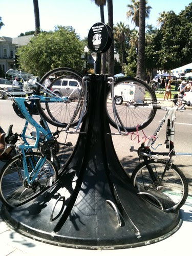 Downtown Sacramento bike racks