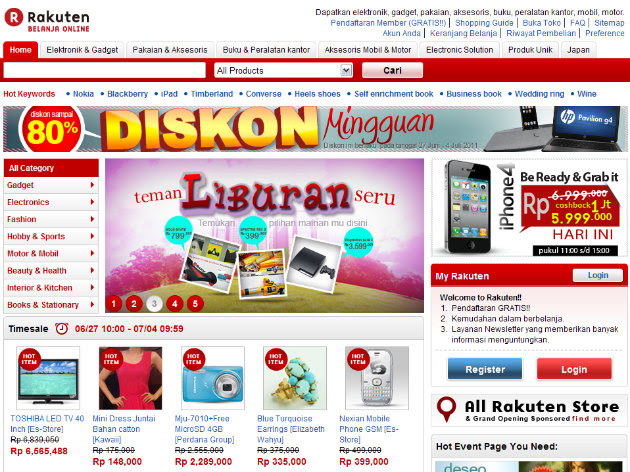 18 popular online shopping sites in Indonesia 2020 edition 