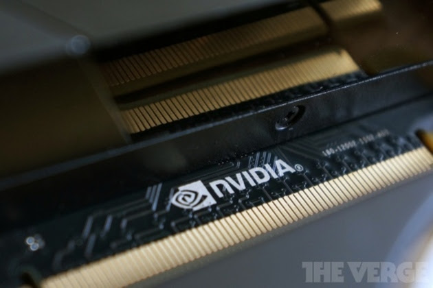Nvidia logo stock
