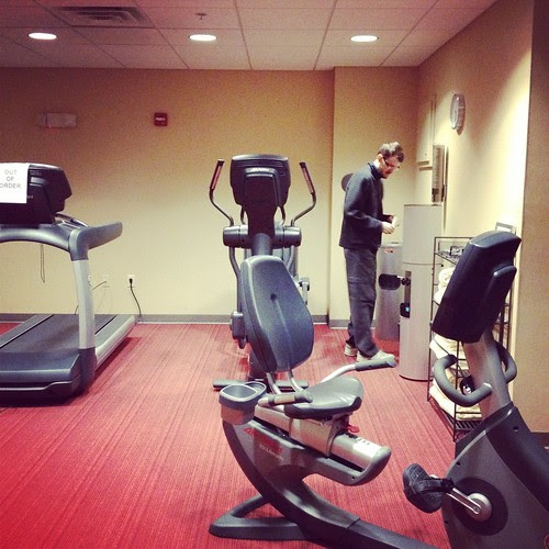 fitness room Hyatt Place Milwaukee West