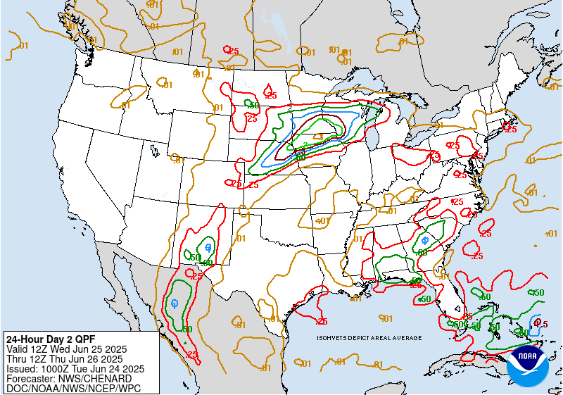 5 Day National Weather Map Oconto County Plat Map