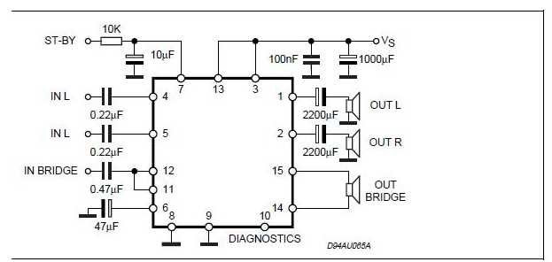 Tda7377 Subwoofer Circuit - Circuit Diagram Images