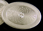 Elegant diamond and platinum cufflinks. (J9046)